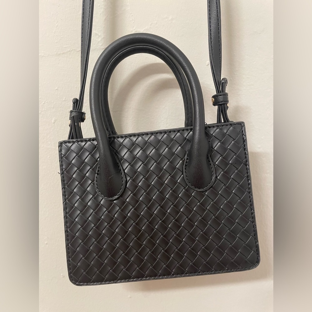 Mini Woven Crossbody Purse